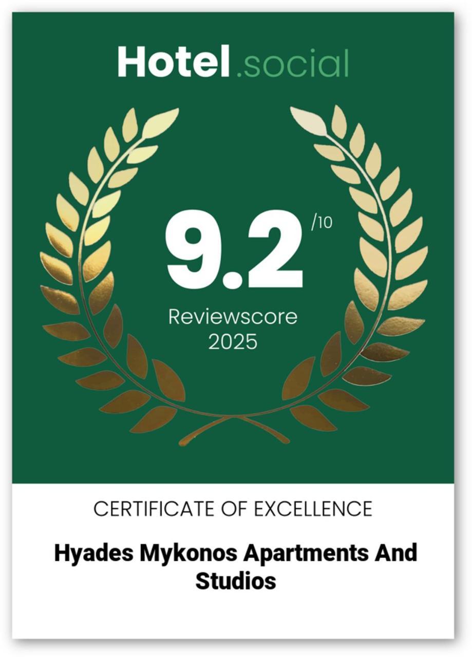 Hyades Mykonos Apartments&Studios Mykonos Town Exterior foto